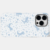 Waar de Wilde Dingen Blauwe Bloemen Case-Mate iPhone Case (Achterkant (horizontaal))