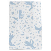 Waar de Wilde Dingen Blauwe Bloemen Medium Cadeauzakje (Achterkant)