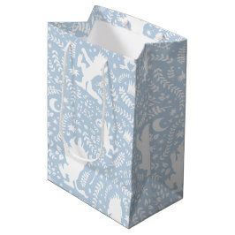 Waar de wilde dingen Blauwe Bloemmotief Medium Cadeauzakje