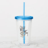Waar de wilde dingen citaat zijn acryl drinkbeker (Voorkant)