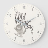 Waar de wilde dingen citaat zijn grote klok (Voorkant)