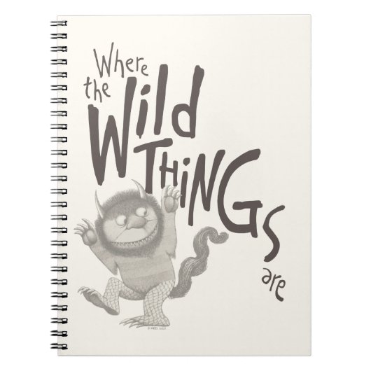 Waar de wilde dingen citaat zijn notitieboek (Voorkant)