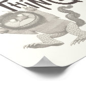 Waar de wilde dingen citaat zijn poster (Hoek)