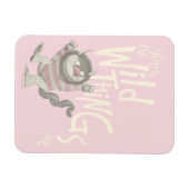 Waar de Wilde Dingen Citaat zijn - Roze Magneet (Horizontaal)