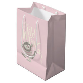 Waar de Wilde Dingen Citaat zijn - Roze Medium Cadeauzakje