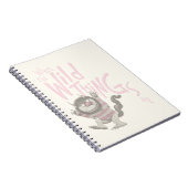 Waar de Wilde Dingen Citaat zijn - Roze Notitieboek (Rechterzijde)