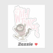 Waar de Wilde Dingen Citaat zijn - Roze Sticker (Vel)