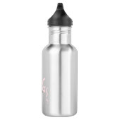 Waar de Wilde Dingen Citaat zijn - Roze Waterfles (Rechts)