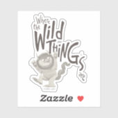 Waar de wilde dingen citaat zijn sticker (Vel)