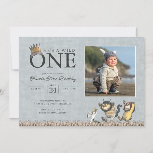 waar de wilde dingen de eerste verjaardag zijn - f kaart (Voorkant)