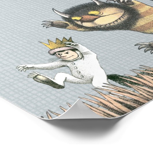 Waar de wilde dingen de eerste verjaardag zijn poster (Hoek)