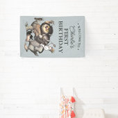 Waar de wilde dingen de eerste verjaardag zijn spandoek (Insitu)