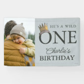 Waar de wilde dingen de eerste verjaardag zijn spandoek (Horizontaal)