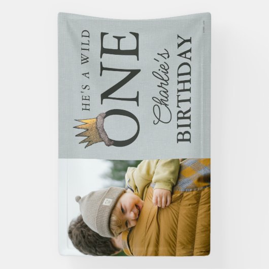 Waar de wilde dingen de eerste verjaardag zijn spandoek (Verticaal)