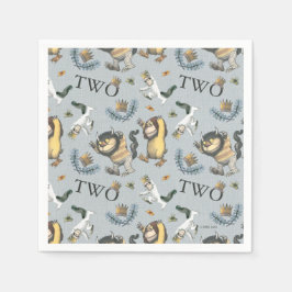 Waar de wilde dingen de tweede verjaardag zijn servet