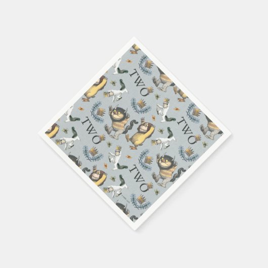 Waar de wilde dingen de tweede verjaardag zijn servet (Hoek)