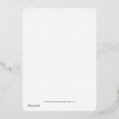 Waar de wilde dingen één dag chalkboard zijn folie uitnodiging (Achterkant)