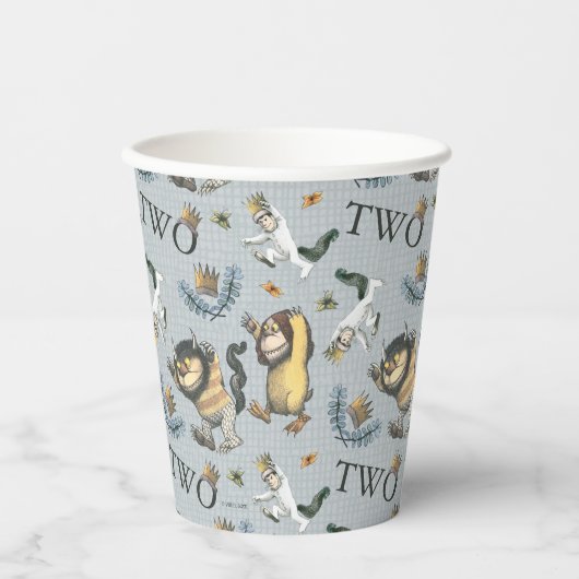 Waar de wilde dingen een dag zijn papieren bekers (Voorkant)