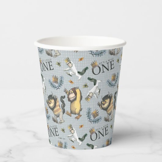 Waar de wilde dingen een dag zijn papieren bekers (Voorkant)