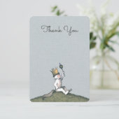 Waar de Wilde Dingen een halve dag zijn bedankt Kaart (Staand voorkant)