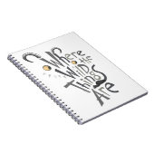 Waar de Wilde Dingen Grafisch Citaat zijn Notitieboek (Rechterzijde)