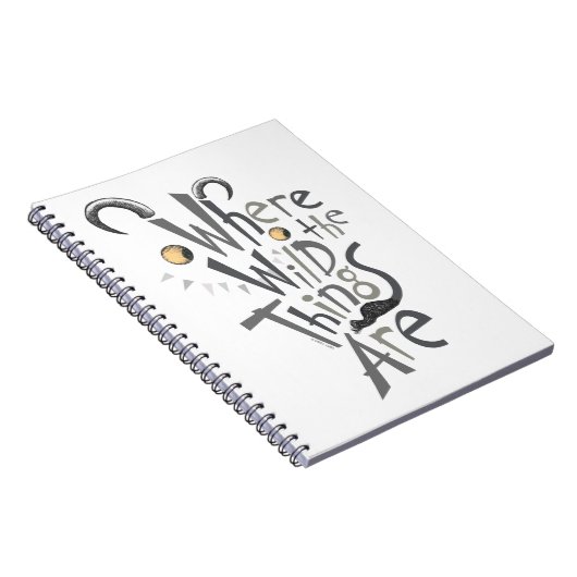 Waar de Wilde Dingen Grafisch Citaat zijn Notitieboek (Rechterzijde)