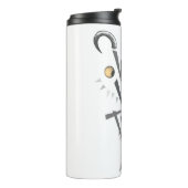 Waar de Wilde Dingen Grafisch Citaat zijn Thermosbeker (Gedraaid links)