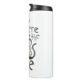 Waar de Wilde Dingen Grafisch Citaat zijn Thermosbeker (Geroteerd rechts)