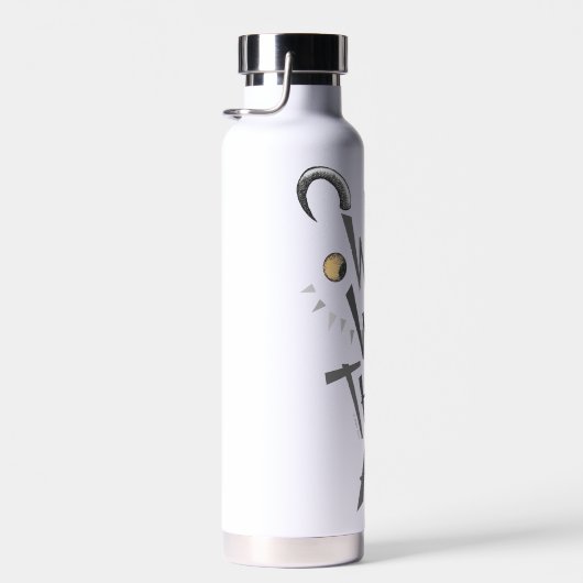 Waar de Wilde Dingen Grafisch Citaat zijn Waterfles (Rechts)