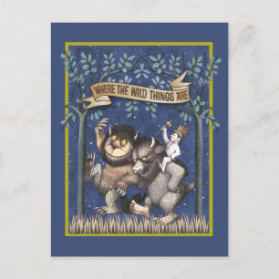 Waar de wilde dingen grafisch zijn briefkaart