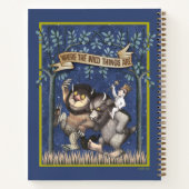 Waar de wilde dingen grafisch zijn notitieboek (Achterkant)