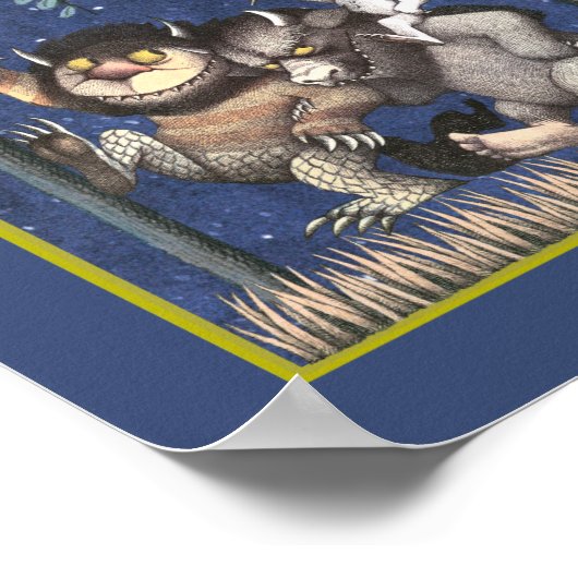 Waar de wilde dingen grafisch zijn poster (Hoek)