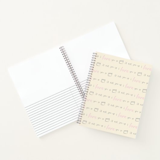 Waar de Wilde Dingen het Patroon van het Citaat Notitieboek (Binnen)