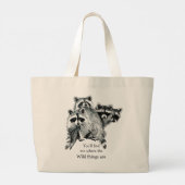 Waar de wilde dingen Inspirerend zijn Grote Tote Bag (Achterkant)