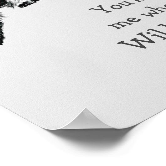 Waar de wilde dingen Inspirerend zijn Poster (Hoek)