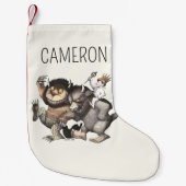 Waar de wilde dingen | Jouw namen toevoegen Kleine Kerstsok (Voorkant)