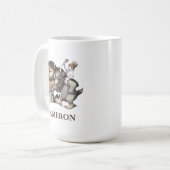 Waar de wilde dingen | Jouw namen toevoegen Koffiemok (Voorkant links)