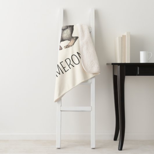 Waar de wilde dingen | Jouw namen toevoegen Sherpa Deken (In situ)