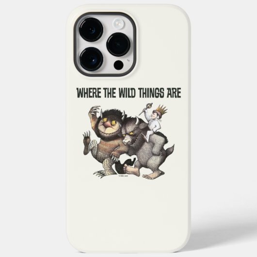 Waar de wilde dingen karakters zijn Case-Mate iPhone case (Achterkant)