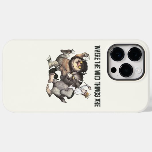Waar de wilde dingen karakters zijn Case-Mate iPhone case (Achterkant (horizontaal))
