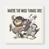 Waar de wilde dingen karakters zijn magneet (Voorkant)