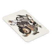 Waar de wilde dingen karakters zijn magneet (Rechterzijde)