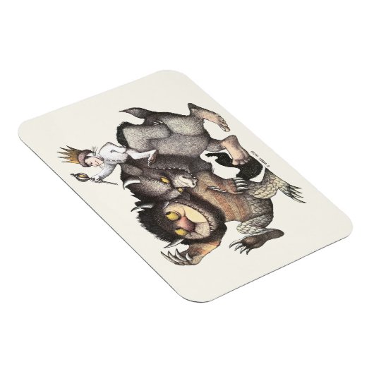 Waar de wilde dingen karakters zijn magneet (Rechterzijde)