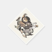 Waar de wilde dingen karakters zijn servet (Hoek)