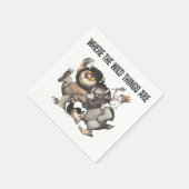 Waar de wilde dingen karakters zijn servet (Hoek)