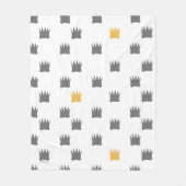 Waar de wilde dingen kroonpatroon zijn fleece deken (Voorkant)