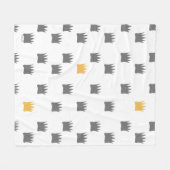 Waar de wilde dingen kroonpatroon zijn fleece deken (Voorkant (Horizontaal))