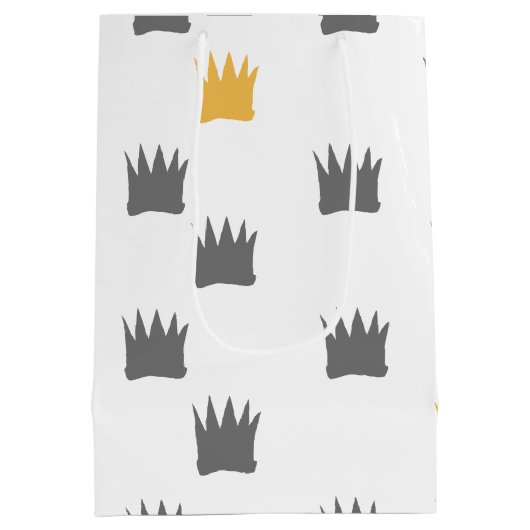 Waar de wilde dingen kroonpatroon zijn medium cadeauzakje (Achterkant)