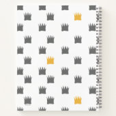 Waar de wilde dingen kroonpatroon zijn notitieboek (Achterkant)