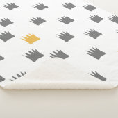 Waar de wilde dingen kroonpatroon zijn sherpa deken (3/4)